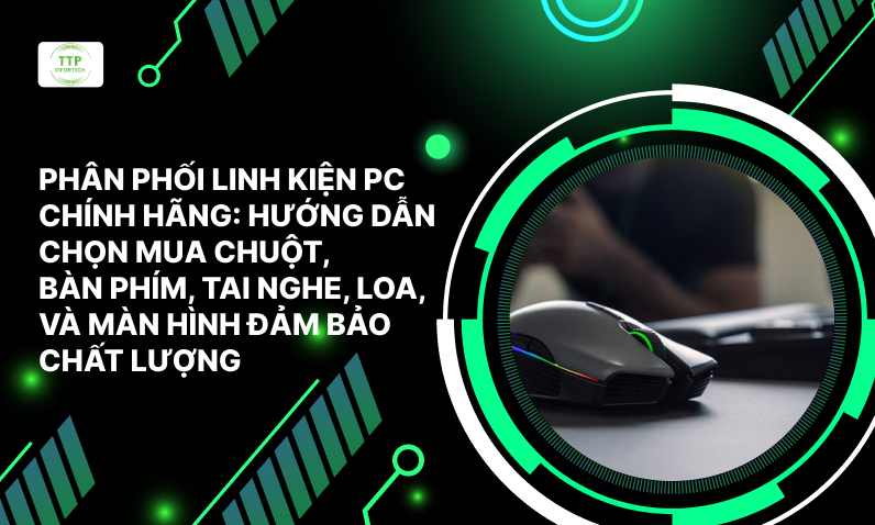 Phân Phối Linh Kiện PC Chính Hãng: Hướng Dẫn Chọn Mua Chuột, Bàn Phím, Tai Nghe, Loa, Màn Hình Đảm Bảo Chất Lượng